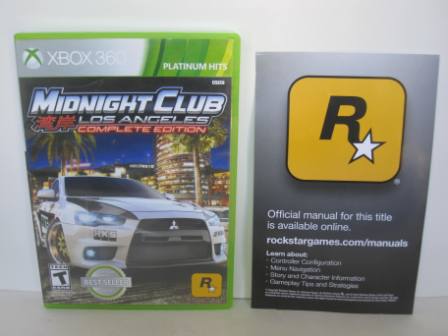 Midnight Club: Los Angeles Complete Ed PH (CASE ONLY) - Xbox 360